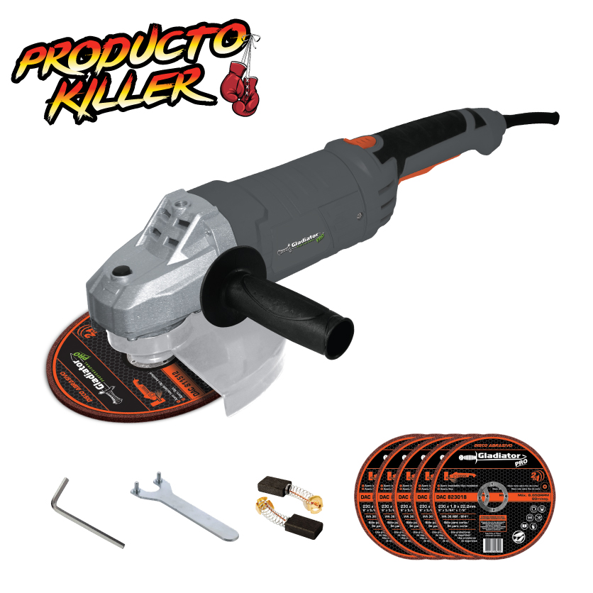 Amoladora DEXTER POWER V disco 230mm 2100W